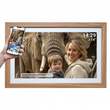 DENVER Digitalni fotografski okvir Frameo FHD, 21.5", 32GB, crni